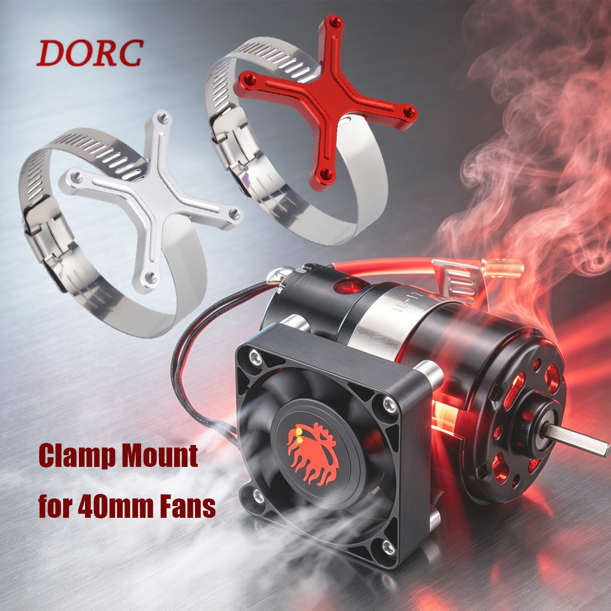 Rc Hobby Model - Universal Adjustable Fan Mount 30-49mm Wide