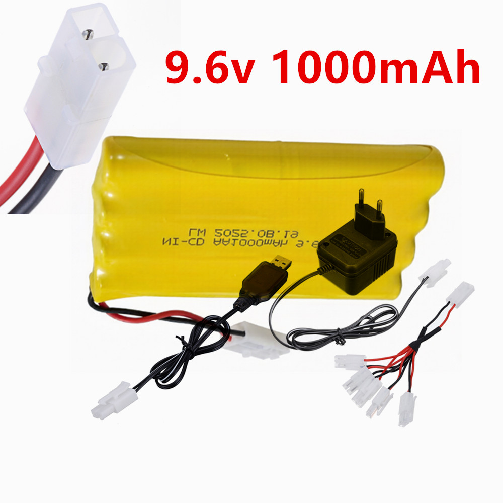 9.6v 1000mAh Ni-CD AA Recharge - Rc Hobby Model ulasan dan harga