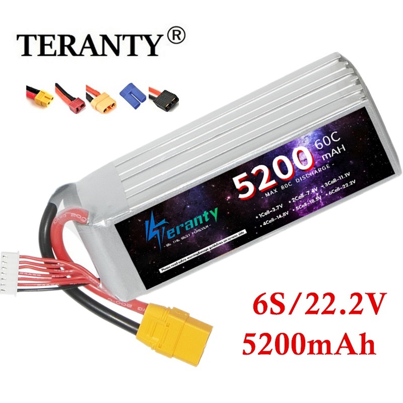 TERANTY 6S 5200mAh Lipo Batter - Rc Hobby Model ulasan dan harga