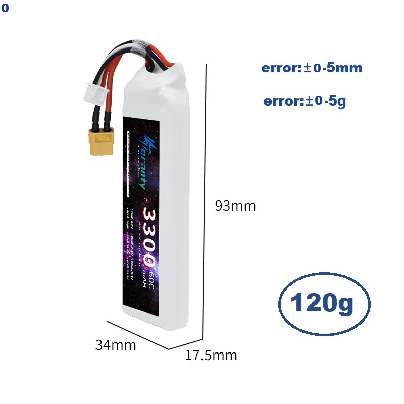 2S 7.4V LiPo Battery 3300mAh 6 - Rc Hobby Model ulasan dan harga