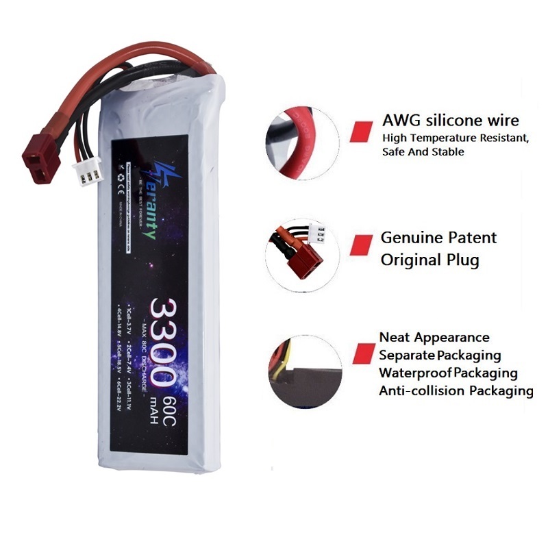 2S 7.4V LiPo Battery 3300mAh 6 - Rc Hobby Model ulasan dan harga