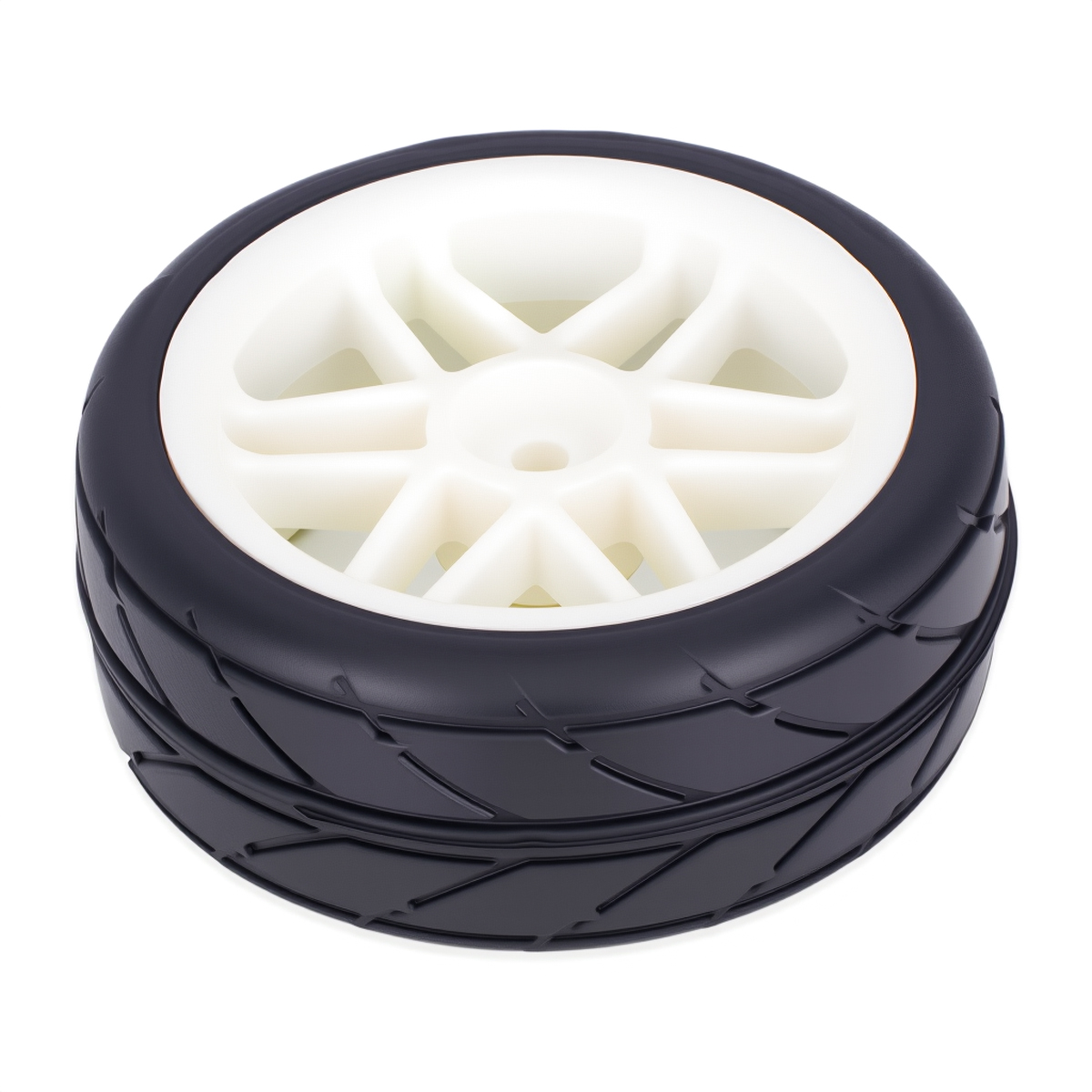 Pre-Glued RC Wheels Tires Set  - Rc Hobby Model ulasan dan harga